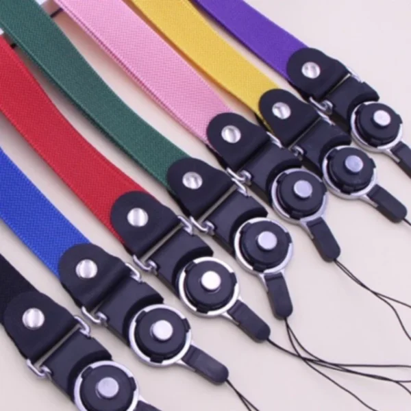 Mobile Phone Strap Cute Cartoon Flower Cat Lanyard Neck Strap for Keys ID Card Badge Holder DIY Hang Rope