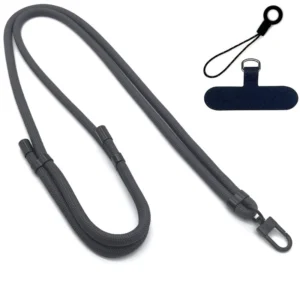 Phone lanyard Crossbody necklace strap patch tab Adjustable phone lanyard