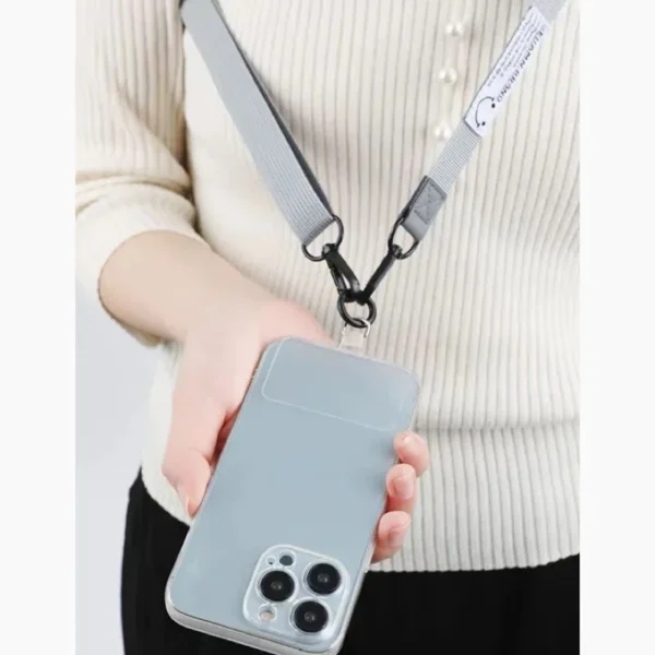 Phone Lanyard Universal Crossbody Patch Phone Lanyards Adjustable Phone Strap for iPhone Case ID Badges Smartphones