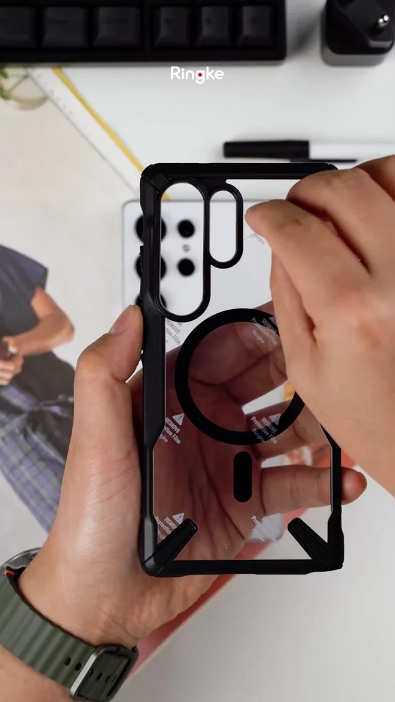 FusionX Magnetic for Galaxy S25 Ultra AntiFingerprint Protective Cover Case