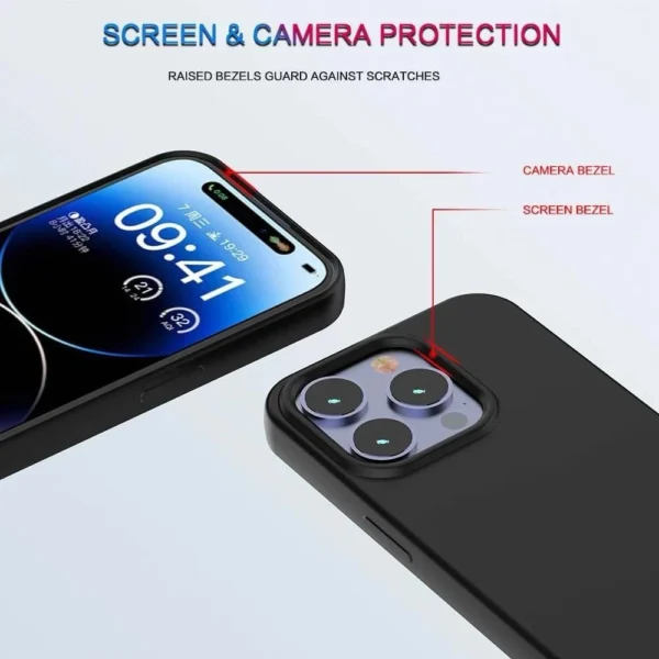 Full Cover Silicone Case Compatible for iPhone phone case casing cover