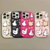 Hand Drawn Fun Little White Duck Phone Case Compatible for Iphone