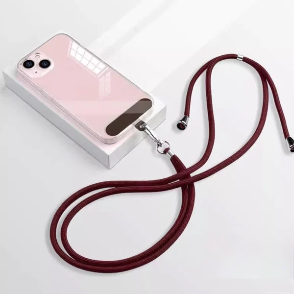 Universal Phone Strap for iPhone Samsung Android with Stylish Colors and Easy IOS Connector Application