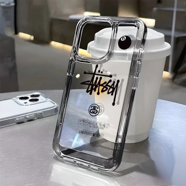 Fashion Label Case iPhone TPU Soft Transparent