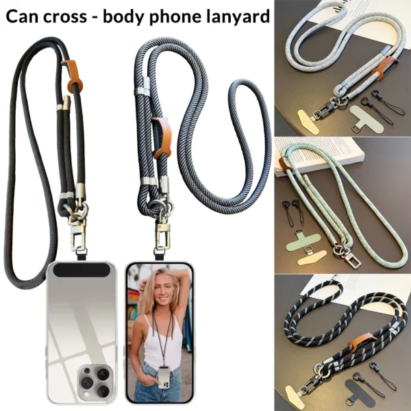 Universal Crossbody Phone Strap Adjustable and Durable for Everyday Use