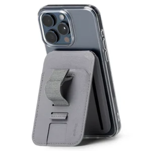 Stand Grip Wallet Magnetic Card Holder for Smartphones and Other Accessories