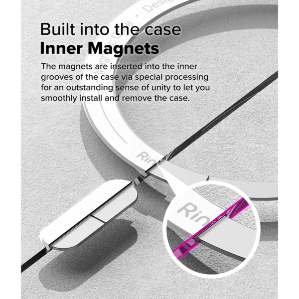 Fusion Magnetic for iPhone 16 Plus 16 Clear Scratch Resistant Protective Cover Case