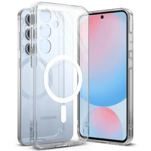 Fusion Magnetic for Galaxy S24 FE Clear Scratch Resistant Protective Cover Case